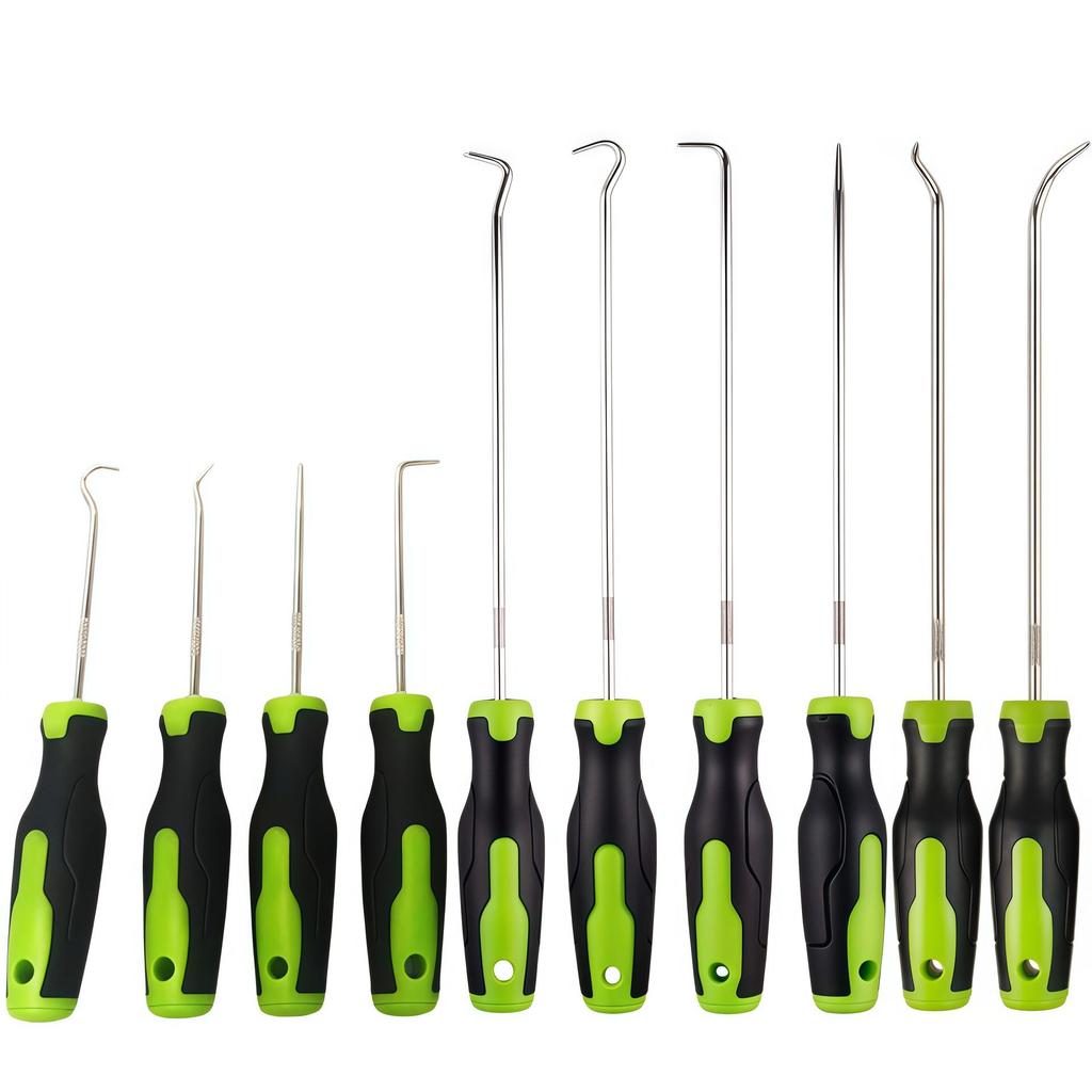 Oil Seal Hook Set: 4/10-Piece Auto Repair Puller & Driver Tool