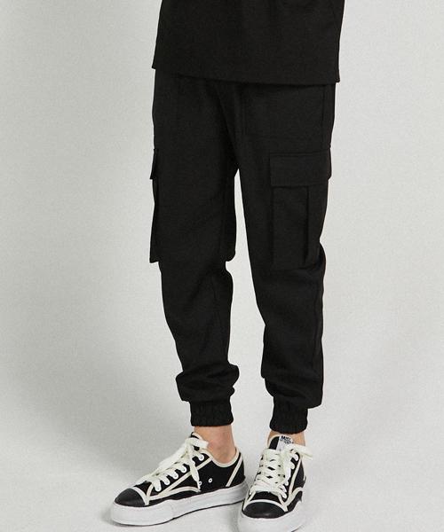 SEVENSELAH Premium Solid Out-Pocket Cargo Joggers