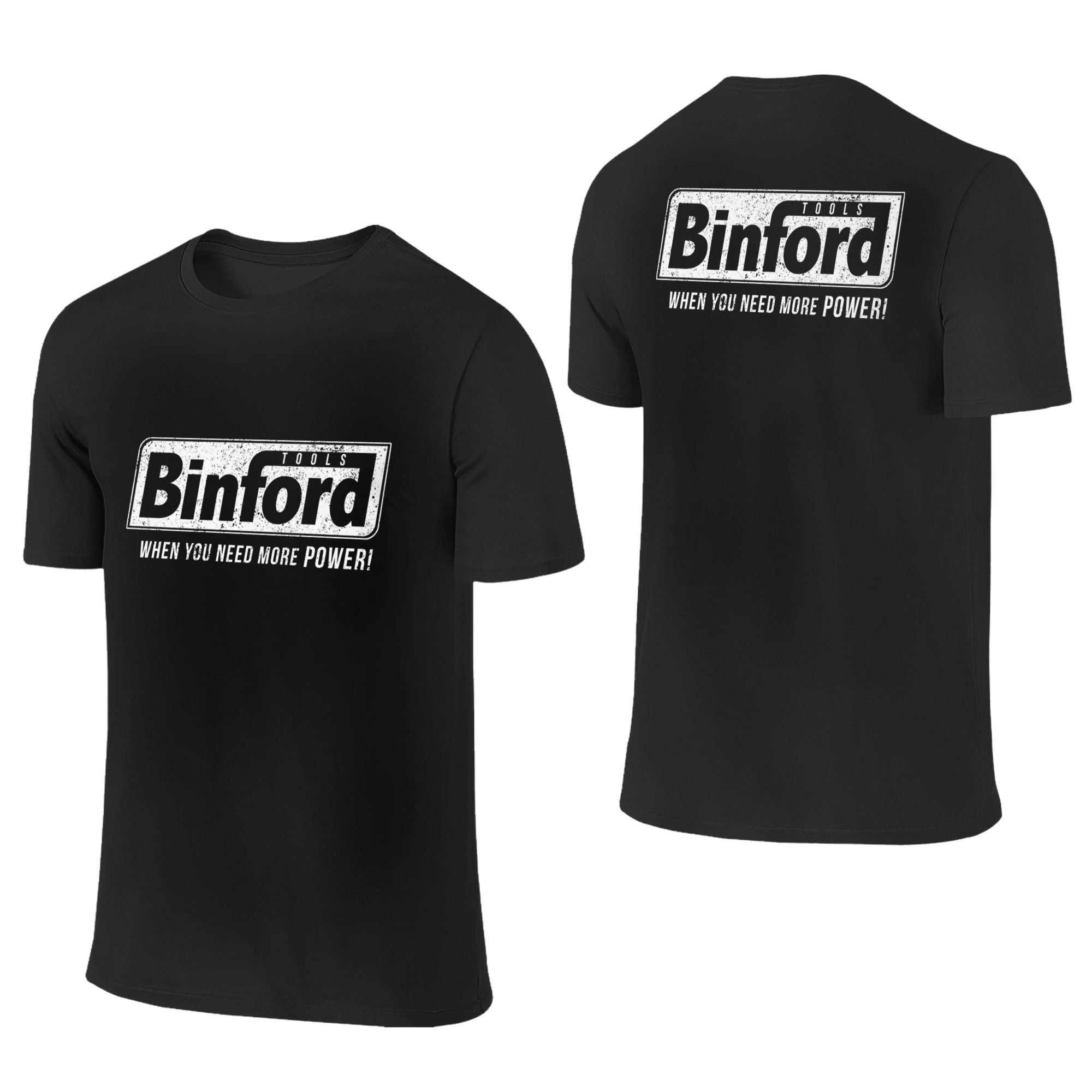 

100% Cotton Binford Tools T-Shirt Men s Double Sided T Shirt Men Round Neck Summer Shirts Tops Oversized S разноцветный