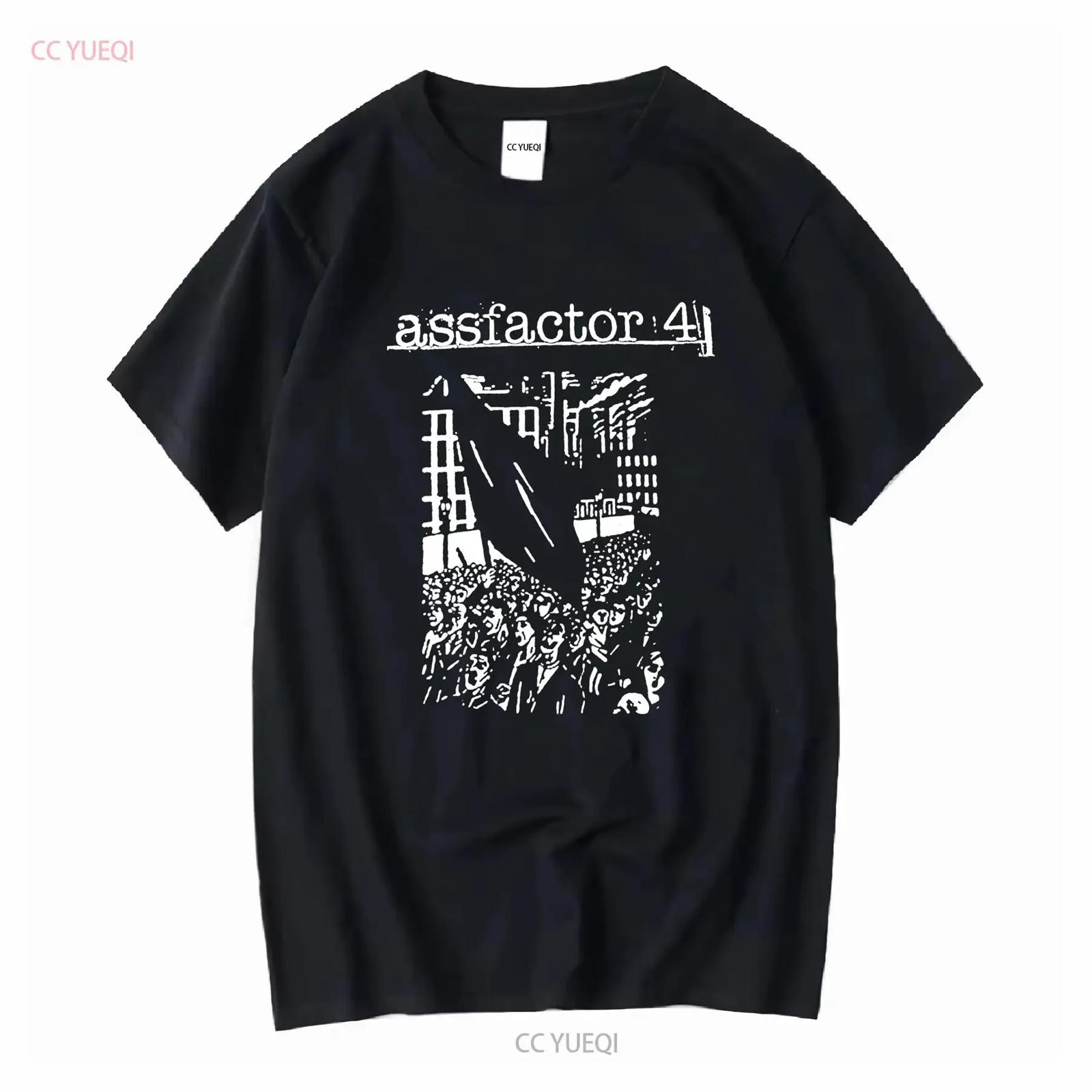 

ASSFACTOR 4 T Shirt post hardcore band long or short sleeves vintage Washed Stylish Unisex Comfortable Top For Everyday Wear XXXXXL різнокольоровий