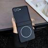 Luxury For Magsafe Carbon Fiber Magnetic Phone Case For Samsung Galaxy Z Flip 8 7 6 5 Wireless Charging Ultra Thin Bumper Cove