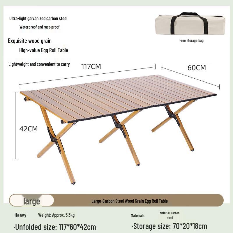 ZISIZ Ultralight Portable Camping Table