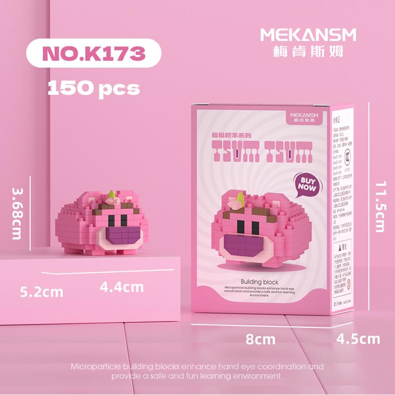 Disney Sanrio Mini Building Blocks Anime Figure Diamond Bricks Mickey Minnie Donald Duck Hello Kitty DIY Toys Festival Gifts