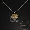 Viking Rune Tree Of Life Necklace for Women Men Punk Hip Hop Scandinavian Pendant for Boyfriend Jewelry Gift