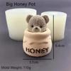 2025 New Silicone Candle Mold Cake Baking Mold Aromatherapy Cream Dropping Mold Cute Teddy Bear Honey Jar