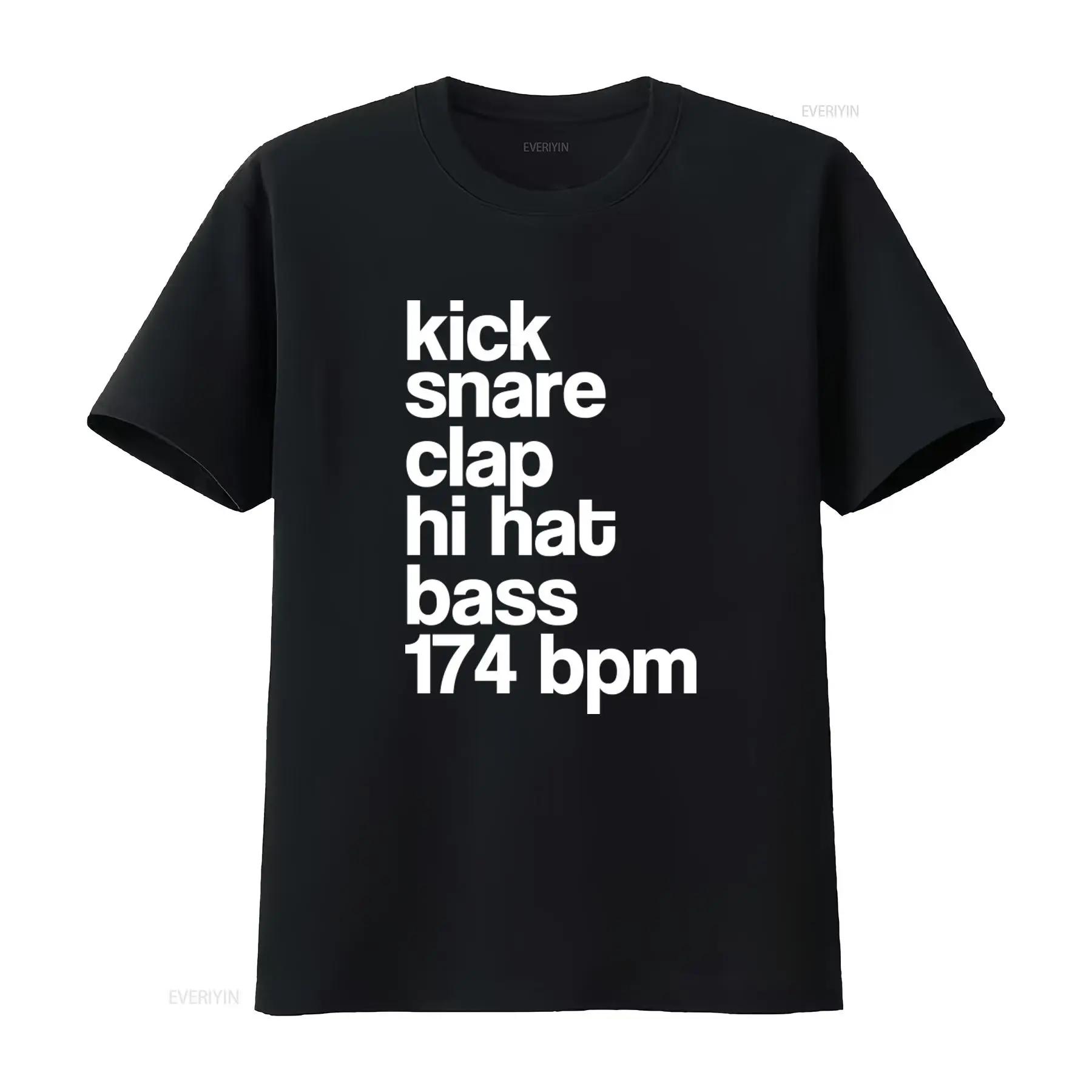 

Футболка Диджея Kick Snare Clap Hi Hat Bass 174 Bpm Дизайн Продюсера Барабанов и Музыки vintage Стирка Винтаж Дышащая Унисекс Стильная Мягкая -... S разноцветный
