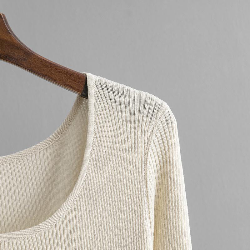 Fall Winter Lazy Wind Loose O-Neck Sweater Dress Women's Long Sleeve Solid Color Slim Slit Knit Wide Dresses