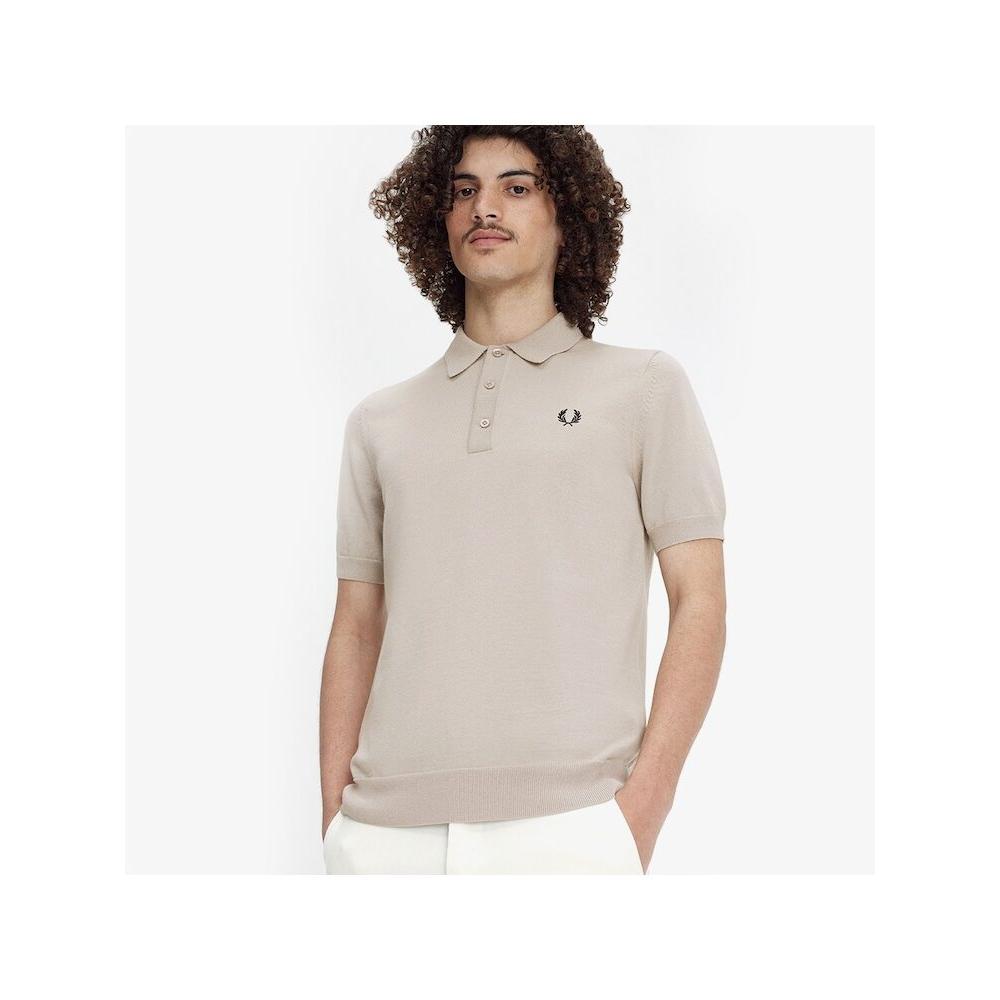Fred Perry [headquarters Genuine] Fred Perry [sharp] Classic Merino Wool Knit Shirt  S56  Afpm2417623 S56 qzgAfpm2417623 S56