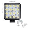1PC LED work light 4 inch square 16 light 48W modified headlight spotlight headlight