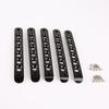 Aluminum Front Rear Door Grab Handle Inserts Cover for Wrangler JK JKU Unlimited Rubicon Sahara Accessories Parts