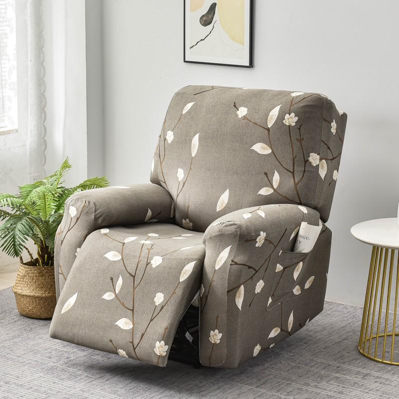 

Чохол для крісла-крісла з 4 предметів/комплект. Розтяжний чохол для крісла-крісла. Чохол-чохол для крісла-крісла для вітальні. Захист крісла-крісла з кишенею