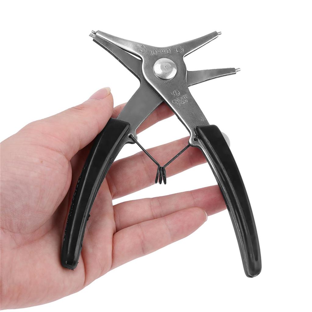 1pc Dual Purpose Circlip Pliers Removing Reassembling Tool for Internal and External Snap Ring