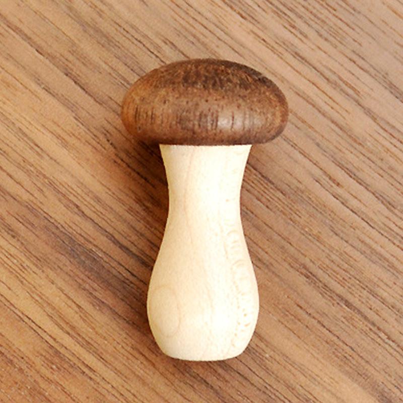2 Pièces Support à Baguettes en Bois Champignon Mini Mignon Support à Baguettes Décoration de Maison Articles de Cuisine
