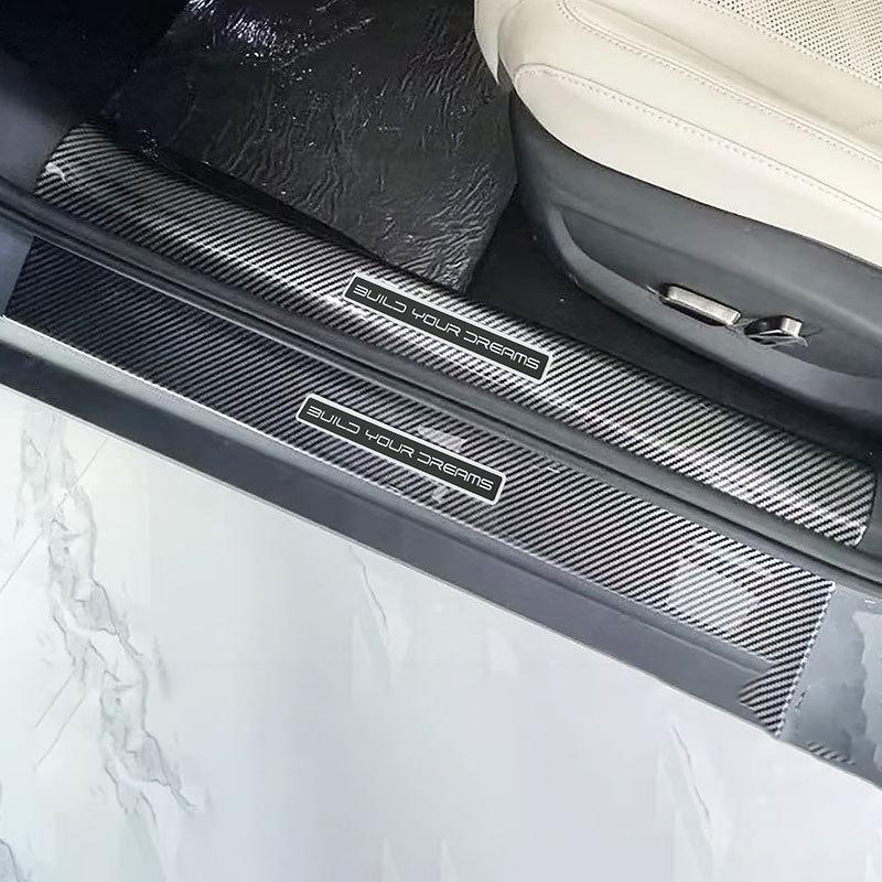 ABS Material Door Sill Protection Cover For BYD Shark 6 2025 2025 Pickup Car Door Protection Sticker For Shark 6 Car Accessories