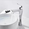 Bathroom Faucet Basin Sink Golden Chrome Tap Hot Cold Water Mixer Tap Deck Mounted Bathroom Faucets Single Lever Taps