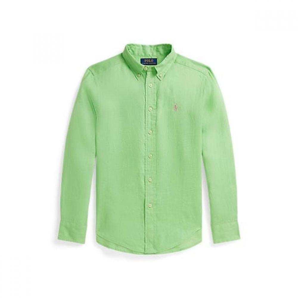 Polo Ralph Lauren Boys Linen Shirt 8 18 Years Cwpowovy6820661300 S