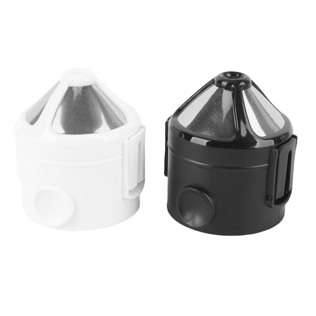 2 Seturi Filtru Cafea Pour Over 304 Oțel Inoxidabil Pliabil Reutilizabil Filtrare Eficientă Filtru Cafea pentru Călătorii Camping Acasă