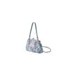 New Lee Fabric One Shoulder Handbag, Crossbody Bag Regular Women's Blue White Lace LE250032M-915