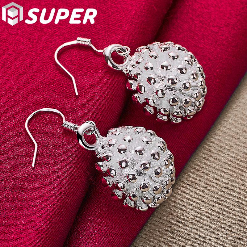 Bijuterii cercei cu foc de artificii din argint 925