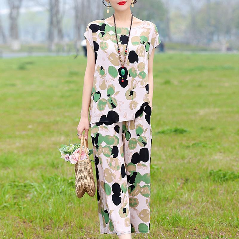 

Елегантні жіночі комплекти. Літні повсякденні вільні жіночі комплекти великих розмірів із двох частин 5XL