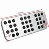 Vehicle Sport Rest Foot Footrest Pedal Aluminum Alloy For Peugeot 206 206CC