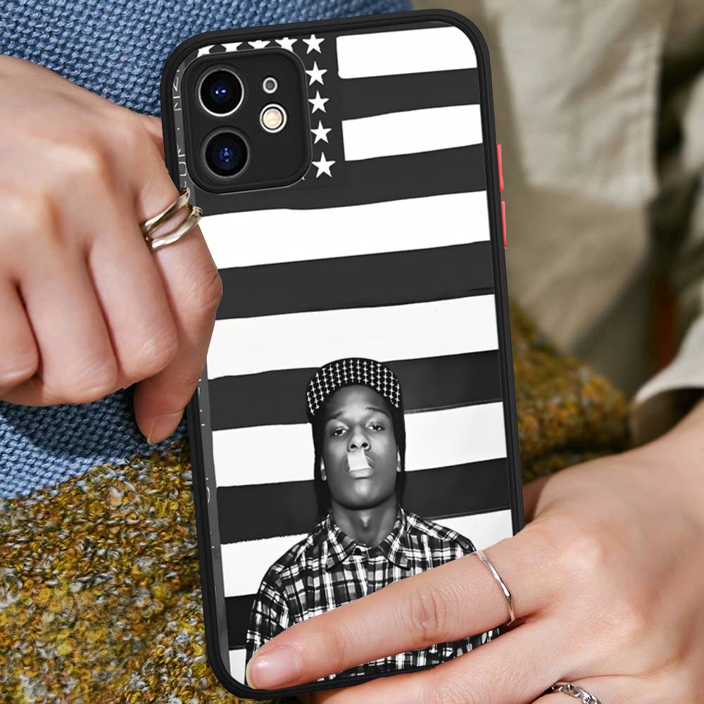 Hip Hop Rapper A-Asap R-Rocky Film Handyhülle Für iPhone 11 12 13 14 15 16 Pro Plus X XS MAX Mattes Bumper Stoßfeste Hülle