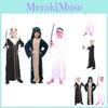 Stylish Halloween Arab Prince Costume For Kids With Elegant Stripe Patterns And Comfortable Fit