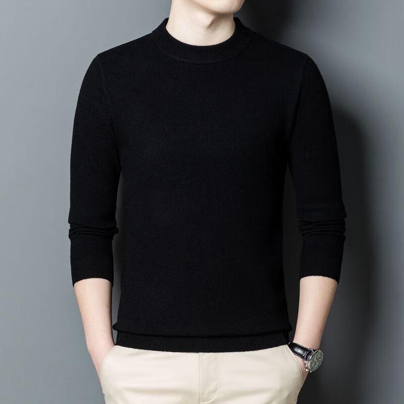 

Fengxun Мужской утолщенный пуловер из 100% шерсти с круглым вырезом 180