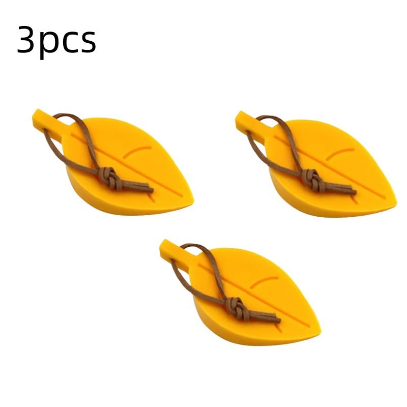 Leaves Shape Silicone Rubber Door Stop Stoppers Door Block Children Anti-Folder Hand Hotel Security Door Card Hanging