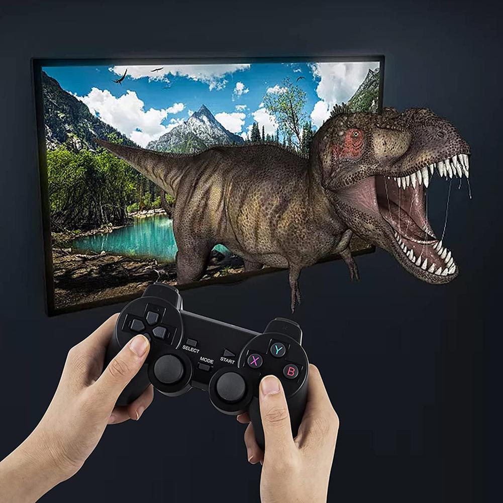 2.4G Wireless Gaming Controller with Receiver Wireless Game Joystick Gamepad 3D Rocker Wireless Gamepad Compatible with M8/ D90