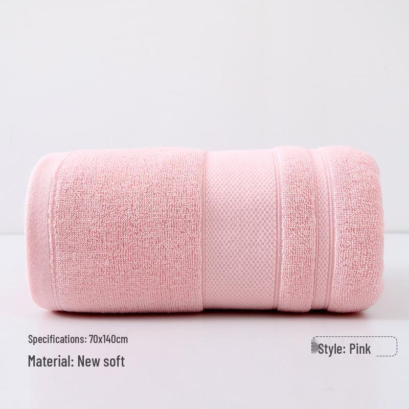 Individually Packaged Large Cotton Bath Towel - Absorbent, Quick-Drying, High-End Gift for Couples