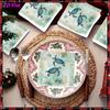 20pcs Disposable Napkins with Sea Turtle Pattern Print for Wedding,Parties,and Daily Use for Thanksgiving Fall Christmas Table Decoration