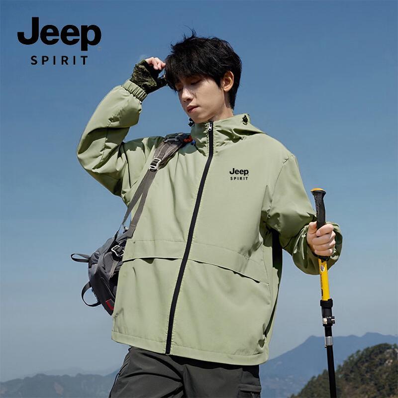JEEP SPIRIT Herren Outdoor Windbreaker Jacken