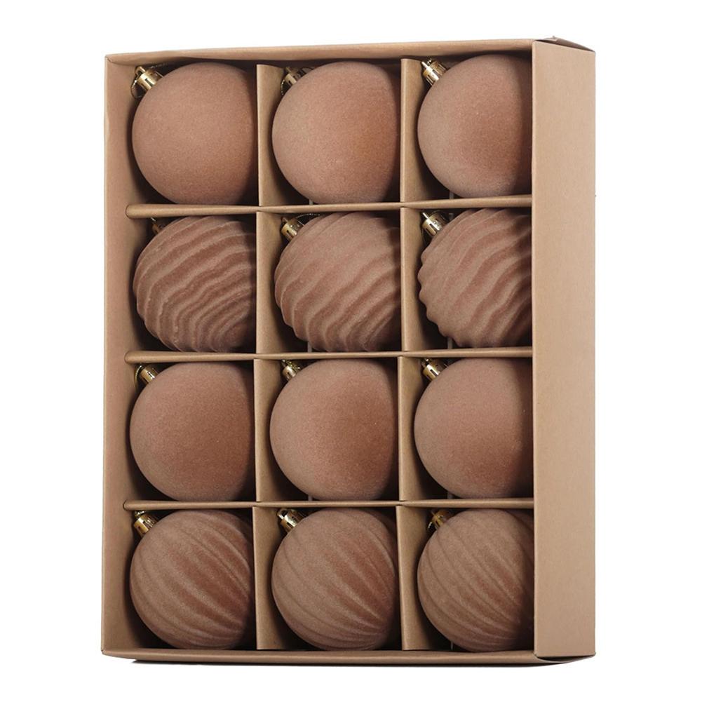 Festlig Dekoration 6cm Julgranskule Set Kreativ Arrangement Heminredning Lätt Design För Julgran