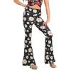 Fashion Floral Leggings High Waist Printed Flared Trousers For Women Highly Stretchable Fitness Tights Yoga Pants Dance Pants