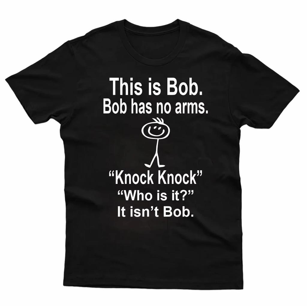 Hot Sale Bob No Arms TShirt Funny Satirical Graphic Fashion Tee Comfortable Women And Unisex Tshirt