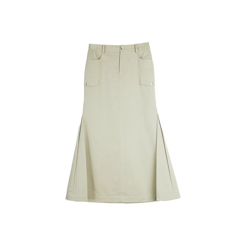 ELLE Elegant French Design Commuter Midi Skirt Women skirts ER52280