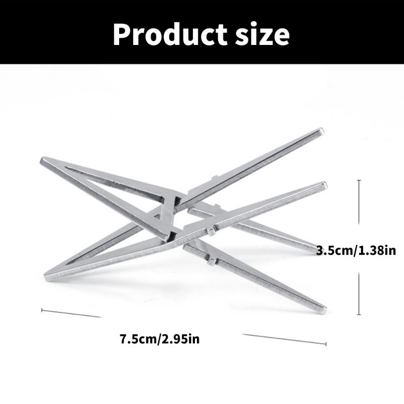 Reliability Cooker Brackets Outdoor Portables Burners Stand Light Weight Rack Suitable for Picnics Gatherings