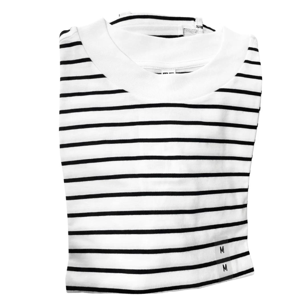 UNIQLO AIRism Cotton T-Shirt S-3XL Striped Short-Sleeve Relaxed Women 480054 NWT S