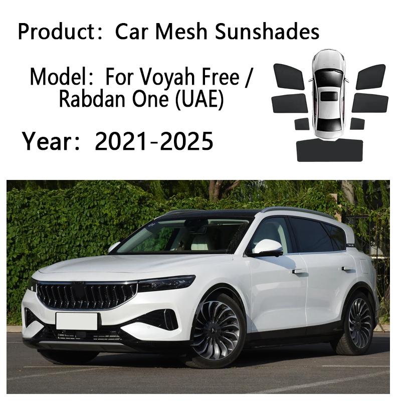 Sun Shades For Voyah Free Rabdan One 2021-2025 Sunshades Magnetic Heat insulation Curtains Privacy Window Visor Car Accessories