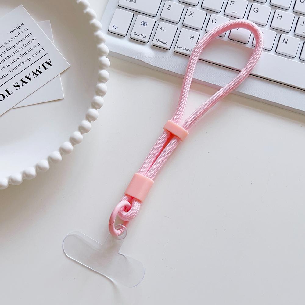 

Adjustable Short Hand Wrist Strap for Mobile Phone Candy Color Simple Universal Lanyard Anti-Lost Strap Rope for Cell Phone