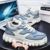 Fashion Men Shoes 2025 Summer New Fashion Breathable Mesh Non Slip Platform Sneakers Comfortable Height Increase Casual Running Shoes