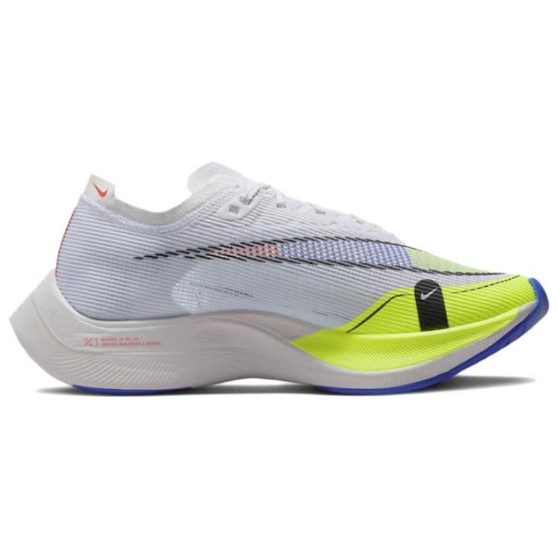 Nike ZoomX Vaporfly Next% 2 'White Volt Racer Blue' Women's Sneakers Casual CU4123-103