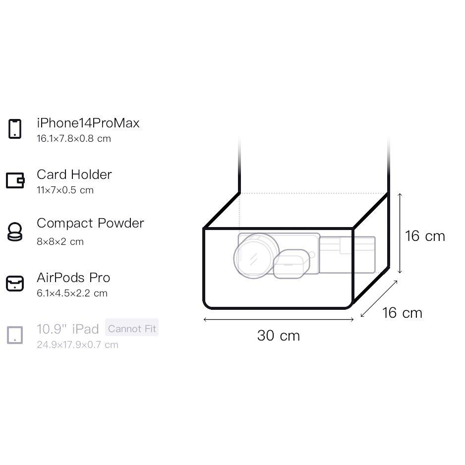 Li Ning Kids Swimming Series Portable Zipper Crossbody Bag Kids bags Standard-White YBDU037-1