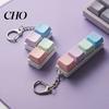 Creative Keyboard Fidget Colorful Toys Mechanical Button Clicker Keychain Stress Relief Decompress Toy for Adults Work Anxiety Study