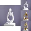 Resin Thinker Sculpture Statue Figurine Modern Abstract Home Decor Gift