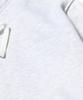 Stigma Zipper Oversized Zip Up Hoodie White Melange