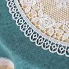 Table Cloth Art Simple Rectangular Fresh Solid Color Patchwork Hollow-out Lace Tea Table Round Table Cloth