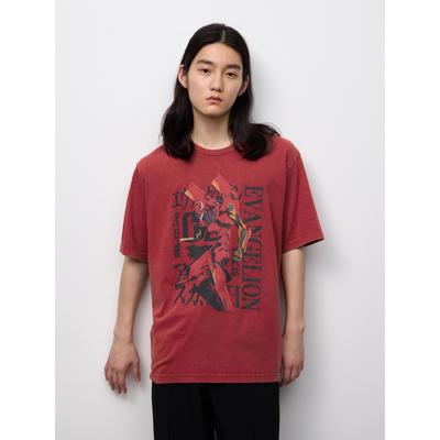 GU by Uniqlo Washed Graphic T Evangelion