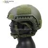 Casco Tattico FAST in Fibra di Vetro, Leggero 1.5kg, Imbracatura Interna Wendy, Guide Laterali Aggiornate, Regolabile 57-61cm per Softair CS Caccia